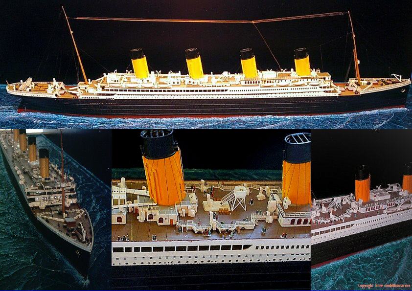 Titanic Modell Modellbau Diorama